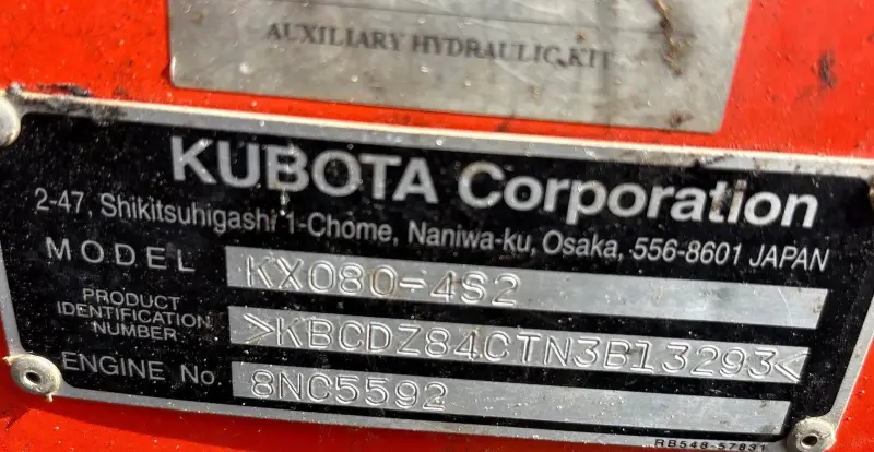 2022 Kubota KX080-4 photo 87